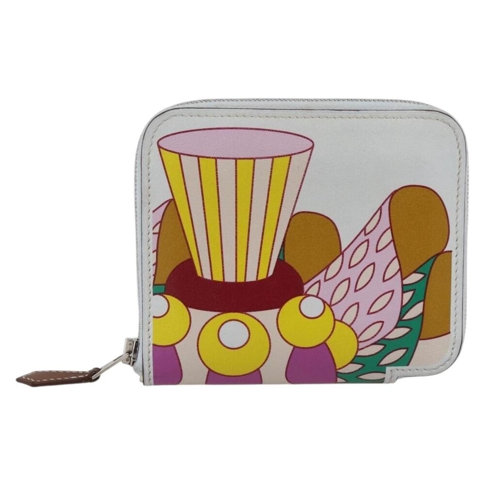 Hermes Azap Compact Silk In Wallet Leather Multicolor
